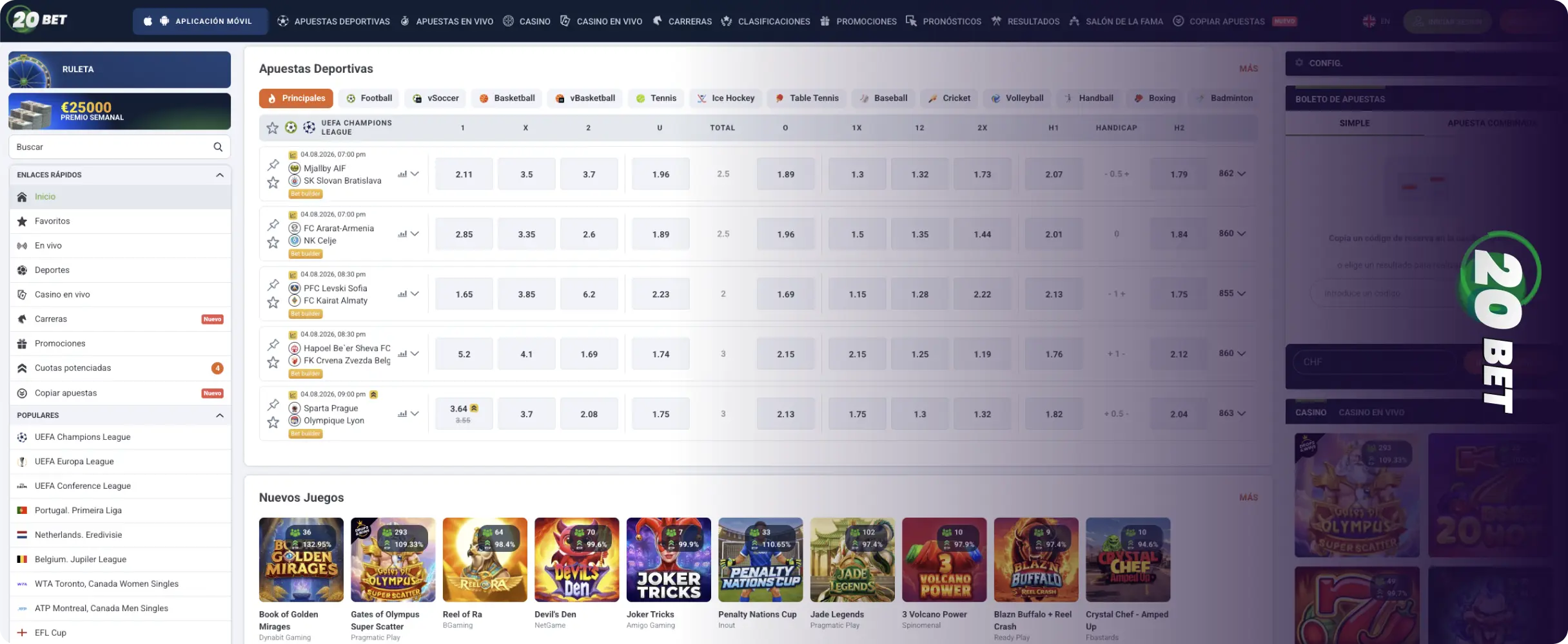 20Bet Gaming-Plattform 20Bet Gaming-Plattform
